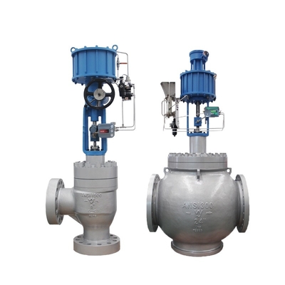 China WUZHONG Residue Hydrogenation Hot High Division Level Control Valve Fisher DVC2000 Digital Valve Controller Positioner