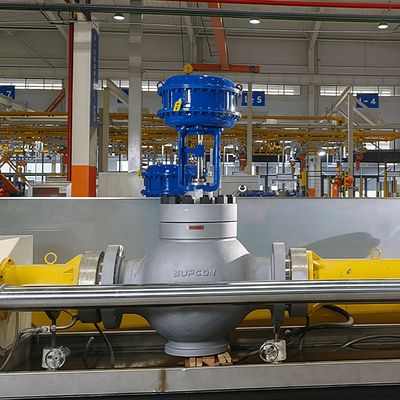 Fluid Control Supplier LN81 Series China Single Seat Pneumatic Control Valve Masoneilan SVI2 SVI3 Digital Valve Positioner