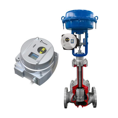 Neles ND9000 Smart Valve Positioners Flexible Stainless Steel Bellows Single Seat Control Valve Supplier