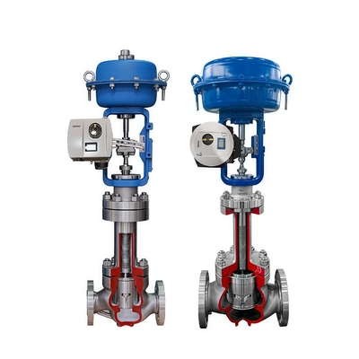 Neles ND9000 Smart Valve Positioners Flexible Stainless Steel Bellows Single Seat Control Valve Supplier