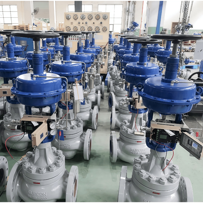 Neles ND9000 Smart Valve Positioners Flexible Stainless Steel Bellows Single Seat Control Valve Supplier