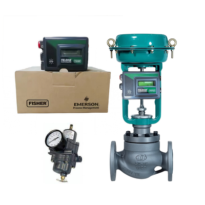 Customized High Temperature Pneumatic Diaphragm Control Valve Fisher DVC2000 Digital Valve Controller Positioners