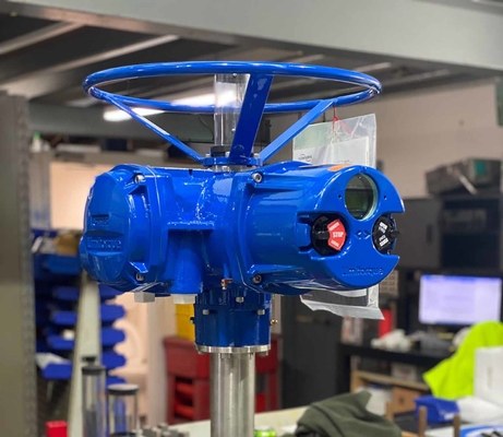 China Pressure Valve Skid Customized ELectric Valve Actuator Limitorque MX QX Electric Flow Control Valve