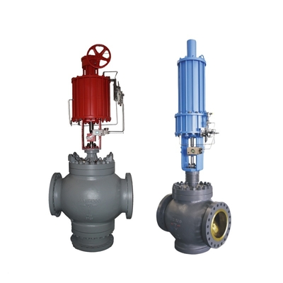 Three Way Control Valve Pressure Balanced Caged Control Valve Samson 3730 Type Electro Pneumatic Valve Positioner HART