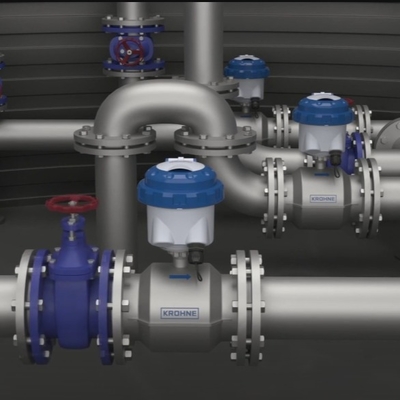 Krohne Flow Meter WATERFLUX 3070 Electromagnetic Flowmeter Water Control
