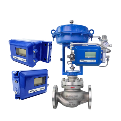 Pneumatic Control Valve Spirax Sarco SP400 SP500 Intelligent Valve Controller