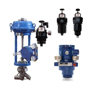 China Pneumatic Pressure Balanced Cage Control Valve with Azbil AVP300 Valve Positoner and Rotork YTC TS200 Filter Regulator