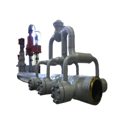 Natural Gas Pressure Reducing Station Module PRV Steam Desuperheating and Pressure Reducing Valve Customized Price