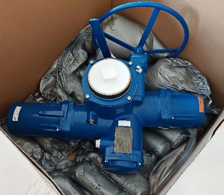 LNG Water Treatment Intelligent Electric Actuator Industrial Electric Triple Eccentric Butterfly Valve 