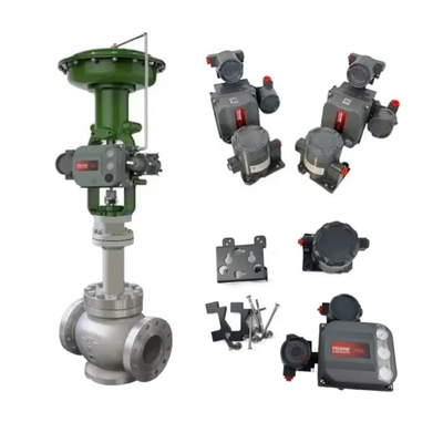 China Pneumatic Control Valve with Valve Controller Fisher DVC6205+DVC6215  Remote Travel Sensor Split Type Valve Positioner