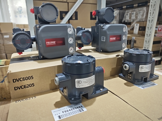 China Pneumatic Control Valve with Valve Controller Fisher DVC6205+DVC6215  Remote Travel Sensor Split Type Valve Positioner