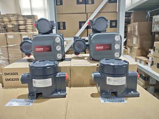 China Pneumatic Control Valve with Valve Controller Fisher DVC6205+DVC6215  Remote Travel Sensor Split Type Valve Positioner