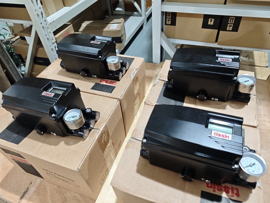 Pneumatic Ball Valves with Korea Original Tissin TS800/TS805 Series Intelligent Smart Positioner and SMC AW20 Filter Regulator