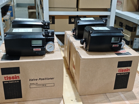 Ball Valves with Original Tissin TS600 Electro-Pneumatic Positioner with Limit Switch and IMI NORGREN B64G Filter Regulator