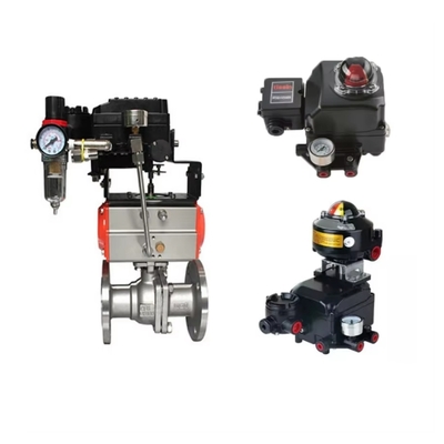 Ball Valves with Original Tissin TS600 Electro-Pneumatic Positioner with Limit Switch and IMI NORGREN B64G Filter Regulator