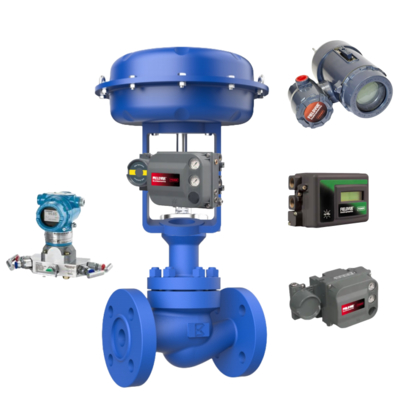 New Pneumatic Control Valve Spirax Sarco Valve and Rosemount Transmitter Fisher DVC2000/DVC6200 and Fisher DL3010 Digital Level Controller Stock Supplier
