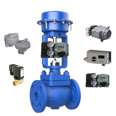 New Pneumatic Spirax Sarco Control Valve and Masoneilan Positioner SVI2/SVI1000 and Other Valve Parts BR200/BR400 and Burkert Solenoid Valve