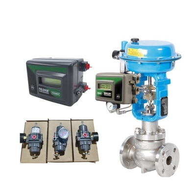 Fisher DVC2000 HART Valve Positioner with 67DFR Pressure Regulator