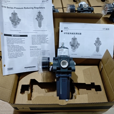 Fisher DVC2000 HART Valve Positioner with 67DFR Pressure Regulator