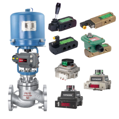 Original Emerson Fisher FIELDVUE DVC6200 SIS Digital Valve Positioner Controller and Topworx Limited Switch ASCO Solenoid Valve