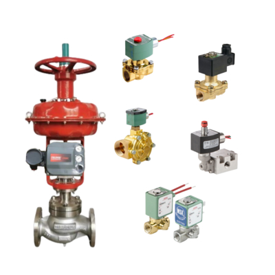 Emerson ASCO Solenoid Valve With Fisher DVC6200 Double Acting With Feedback Digital Valve Controller Positioner With Chinese Control Valve