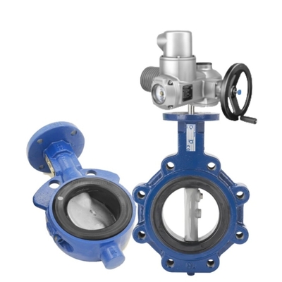 Flange DN25-DN300 New Pneumatic Butterfly Valve Keystone F990 Series and AUMA Electric Actuator