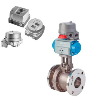 Accurate and Durable New Intelligent Valve Controller NELES Positioner ND9000 Series  and Pneumatic Control Ball Valve
