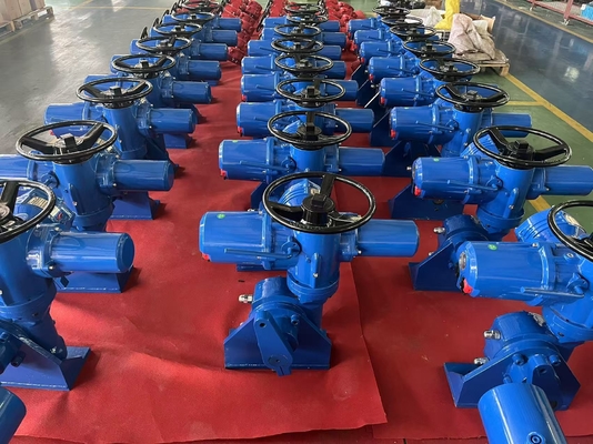 Peckwomy Electric Actuator with HART Protocol 30–3000 Nm Torque