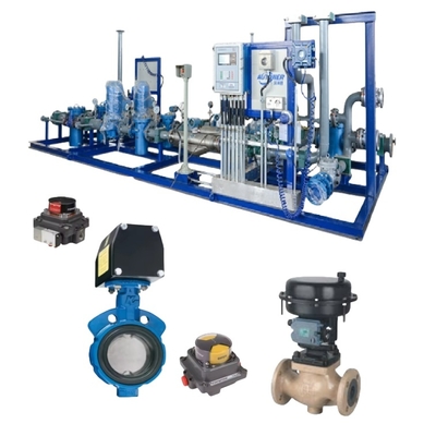 General Purpose Resilient Seated Butterfly Valve Keystone Valve and Azbil Positioner