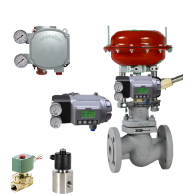 Pneumatic Control Valve and Valve Parts Masoneilan SVI2/SVI3/SVI1000 Valve Positioner and ASCO Solenoid Valve