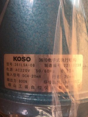 Chinese Control Valve With KOSO 3610 Valve Actuator