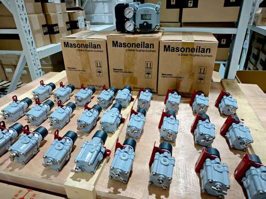 Chinese Control Valve With YT-1000 Pneumatic Smart Valve Positioner And Masoneilan 78-40 Regulator