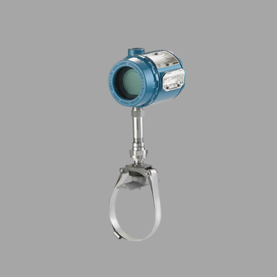 Valve switching device with Rosemount 8800 Flange Vortex Flowmeter and 3144P Temperature Transmitter sensor
