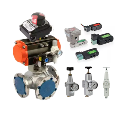 Three-Way Control Valve with HART Communication 20-100 Psi