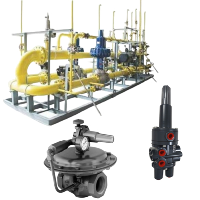 Stable and Durable Fish-Er Valve DVC6200 Positioner and Pressure Regulator 1808 and 377 Trip Valve