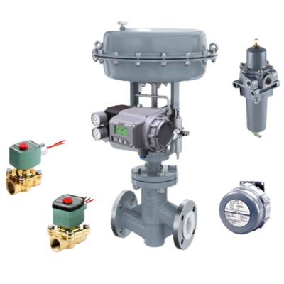 Pneumatic Spiraxsarco Control Valve and MASONEILAN SVI2 Digital Valve Positioner and Regulator 67DFR