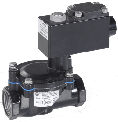 New Rotex 2/2 Way 3/2 Way 24101 24101V01 24102 30172 Gas Air Solenoid Valve Pilot Operated Solenoid Valve Supplier