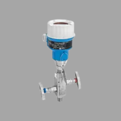 Pressure reducing and temperature station equipped with an Endress+Hauser ProlineProwirl D200 vortex flowmeter and a Cerabar PMC51B pressure transmitter