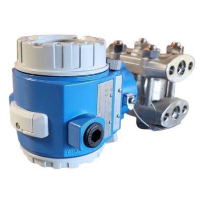Pressure reducing and temperature station equipped with an Endress+Hauser Deltabar Proline Prowirl R200 vortex flowmeter and a PMD75B pressure transmitter.