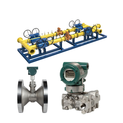 Valve switching device equipped with a Yokogawa VY series vortex flowmeter and EJX115A low-flow transmitter
