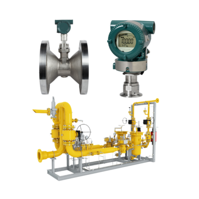 Reduced-pressure cooling station equipped with Yokogawa VY series vortex flowmeter and EJAC60E sanitary pressure transmitter
