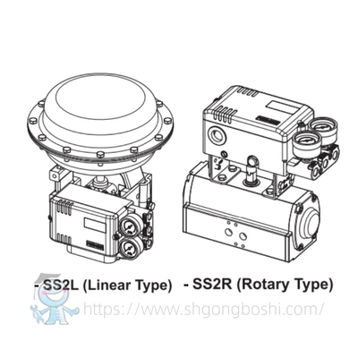 POWER GENEX SS2 SS3 SS5 Explosion-proof Smart Valve Positioners Pneumatic Control Valve