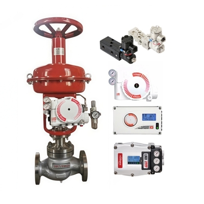 Automatic Pneumatic Actuator Control Valve Positioner Flowserve Logix 520MD 3200MD 3800 Industrial Digital Control Valve Price
