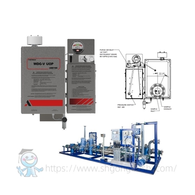 Ametek Hydrocarbon Processing Gas Analyzer Thermox WDG-IV UOP Analyzers Low Concentration Oxygen Analyzer