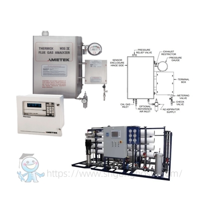 Ametek Thermox Oxygen Analyzers WDG-V UOP Flue Gas O2 Analyzer In-Situ Zirconia Probe for Fired Heaters