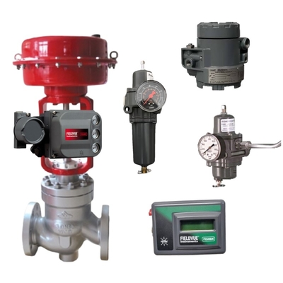 Control Valve with Fisher 846 I/P Converter & TopWorx GO Switch Model 73 / Model 81 Limit Switch And Fisher DVC6200 Valve Positioner for High-Precision Control in Harsh Environments