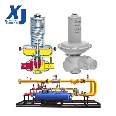 Medium High Pressure Regulators Commercial Regulator Itron RB1700 RB1800 Series LPG Gas Natural Regulator Valve