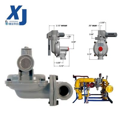 Itron B42 B42R Residential Gas Pressure Regulator 1 Inch 3/4 Inch Spring Loaded Self-operated Regulator