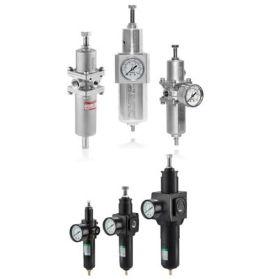 Emerson ASCO Compressed Air Filter Regulator 342A 641/2/3 Series Pressure Regulating Valve