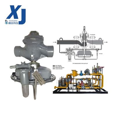 High Accuracy Fisher 1098-EGR 1098H-EGR Pilot Operated Industrial Pressure Reducing Regulator for Natural Gas System